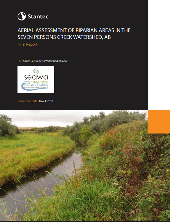 AERIAL ASSESSMENT OF RIPARIAN AREAS IN THE SEVEN PERSONS CREEK WATERSHED, AB